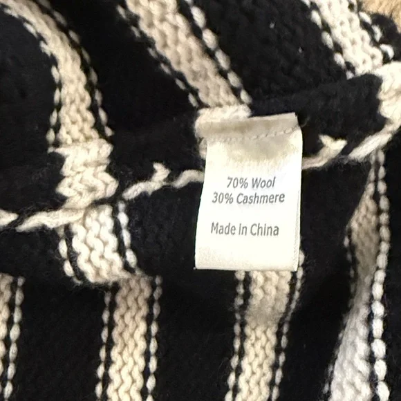 La Ligne Mini Marin Sweater Black Cream Stripe - Picture 8 of 9